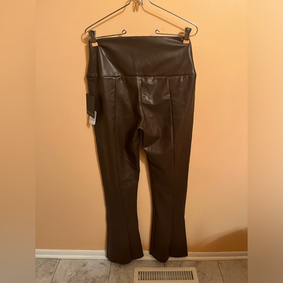 NWT Norma Kamali Free People Spat Leggings in Chocolate - Picture 9 of 10